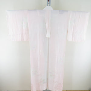 Kikuchi crest blur on the undergarment fan pink -colored sleeve sleeve sleeve male bug -collar collar silk tailed pure silk