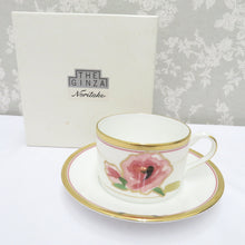 Load image into Gallery viewer, NORITAKE ノリタケ 食器 THE GINZA ザ・ギンザ カップ＆ソーサー ティー碗皿 ティーカップ 箱有 4559