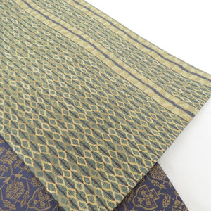 Nishijin Orihabukuro Maizuru Rikyu Pure Silk Gold Pure Gold Deep Green Six -Pass Pattern Formally Tailoring Kimono Before 440cm Beautiful goods