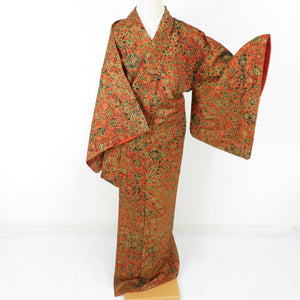 Komonhana Aquarium Public Lined Collar Orange Casual Casual Casual Casual Kimono Tailor