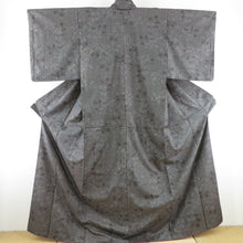 Load image into Gallery viewer, Tsumugi Kimono Oshima Tsumugi South Astronomy Single Lined Collar Brown Pure Silk Casual Casual Kimono Tailor