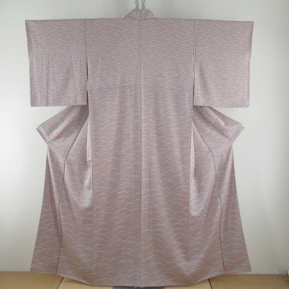 薄紫　更紗柄　単衣 楽天市場】洗える着物 紗 紫の通販