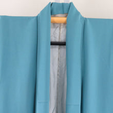 Load image into Gallery viewer, Plain color, turquoise blue, one crest, sasa dragon and bi crest, wide collar, pure silk, ready-made, length 158cm