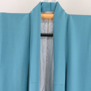 Plain color, turquoise blue, one crest, sasa dragon and bi crest, wide collar, pure silk, ready-made, length 158cm