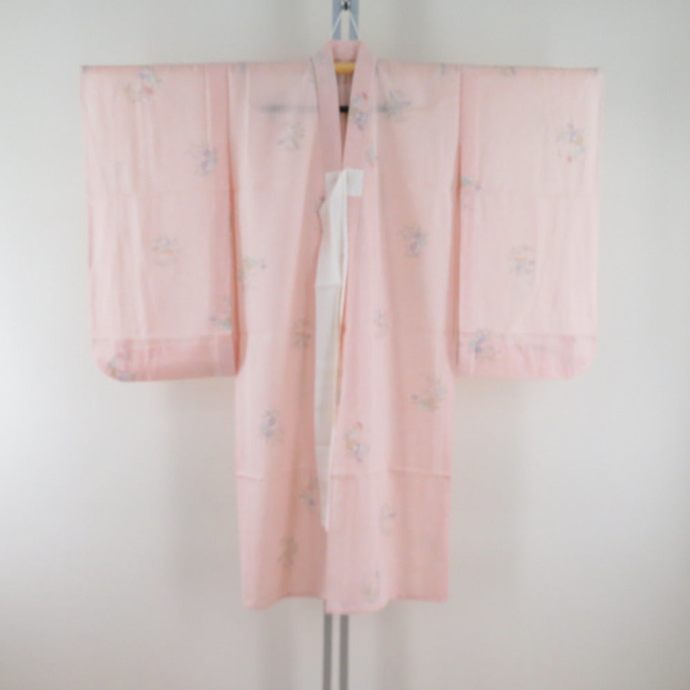 子供着物 女の子用 夏用 絽 四つ身 襦袢セット 花模様 薄ピンクｘ白ｘ薄緑ｘ薄紫 カジュアル 正絹 子供きもの 女児 身丈116cm 【キモノオフ野々市若松店】 ki7000AB-1_grande.jpg?v=1746233471