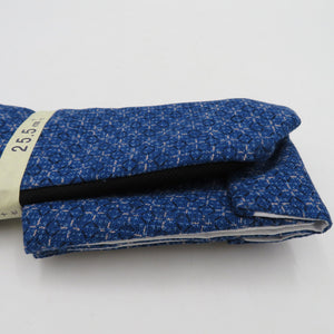 Pattern for men 25.5cm Blue diamond cross pattern Black Japan Made in Japan 100 % cotton 4 pieces Men's tabi casual