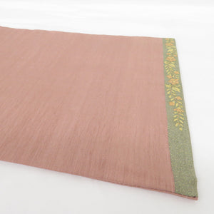Vehicle Obi -zu spelled spelled flower sentence Purple drum pattern pure silk silk thread formal tailoring, combined boxed woven length 440cm