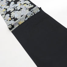 Load image into Gallery viewer, Monya Ikubo Obi Karori Chrysanthemum Public Silk Pure Silk Black Six Pattern Pure Silk Formal Kimono Winrings 445cm
