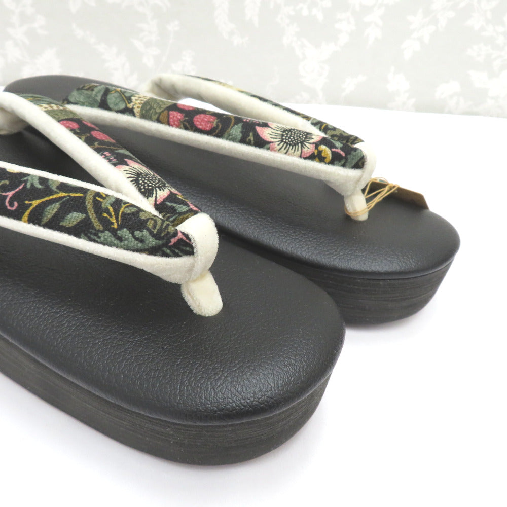 草履 京都万里小路 モリスコレクション いちご泥棒 Strawberry Thief