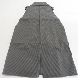 Hakama for summer men's riding hakama silk strings Approximately 84cm gray black striped pattern male