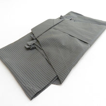 Load image into Gallery viewer, Hakama for summer men&#39;s riding hakama silk strings Approximately 84cm gray black striped pattern male