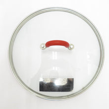 Load image into Gallery viewer, Cooking utensils Twomey Multi-pan Fluorine resin processing Frying pan One-handed pot with glass lid IH/gas compatible L size Red Box included