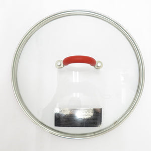 Cooking utensils Twomey Multi-pan Fluorine resin processing Frying pan One-handed pot with glass lid IH/gas compatible L size Red Box included