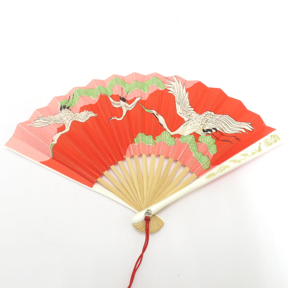 髪飾り・かんざし 刺繍半衿 帯締め 扇子 筥迫 箱迫 5点セット 女児用