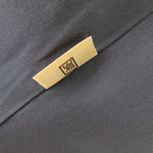 画像をギャラリービューアに読み込む, 紬 着物 大島紬 色大島 訪問着 チャコールグレー 霞模様 袷 広衿 正絹 裄長め 仕立て上がり着物 身丈159cm