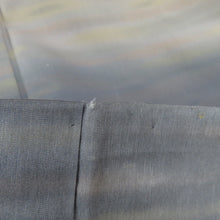 画像をギャラリービューアに読み込む, 紬 着物 大島紬 色大島 訪問着 チャコールグレー 霞模様 袷 広衿 正絹 裄長め 仕立て上がり着物 身丈159cm