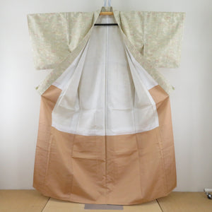 紬 着物 イエロー