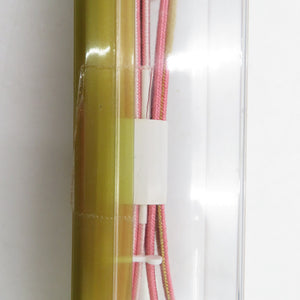 帯締め 平組 正絹 ピンク色 金糸 フォーマル  未使用品