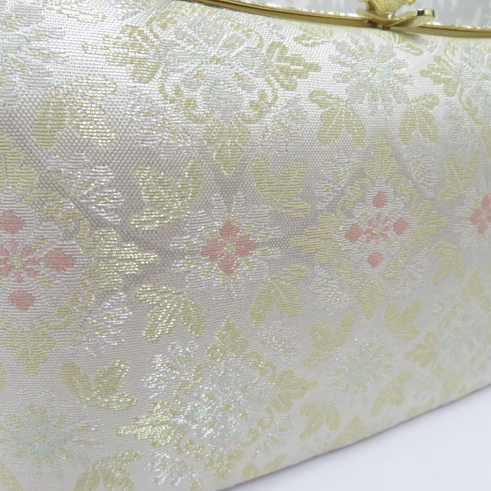 草履・バッグセット 沙織 華紋 シャンパンゴールド ピンク ミント