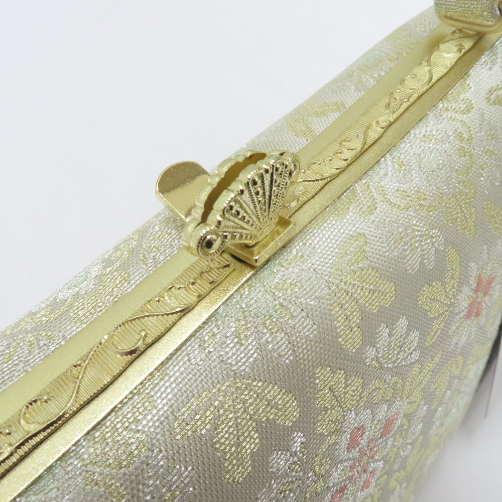 草履・バッグセット 沙織 華紋 シャンパンゴールド ピンク ミント