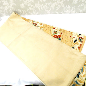 袋帯 昔袋帯 金 銀 茶 緑 紺 青 白 黒 唐花 アンティーク レトロモダン 正絹 仕立て上がり  長さ410cm