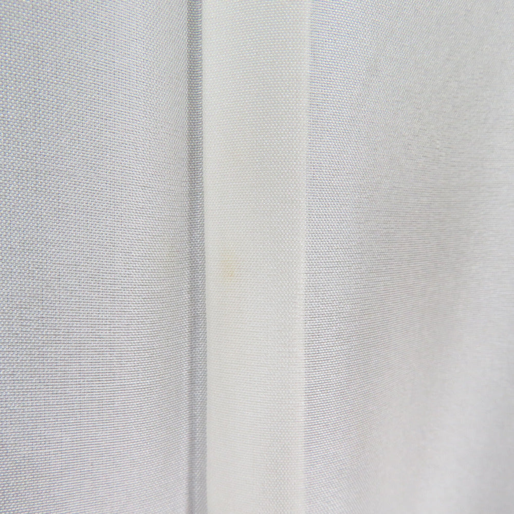 紬 着物 大島紬 茶色 幾何学模様 袷 広衿 正絹 仕立て上がり着物【中古