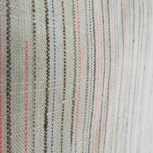 画像をギャラリービューアに読み込む, 紬 着物 単衣 薄緑色 細縞模様 広衿 正絹 仕立て上がり着物 身丈150cm