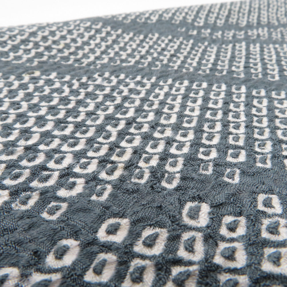 半幅帯 リバーシブル半巾帯 正絹 巾:約16×長さ:約415cm 絞り×小紋