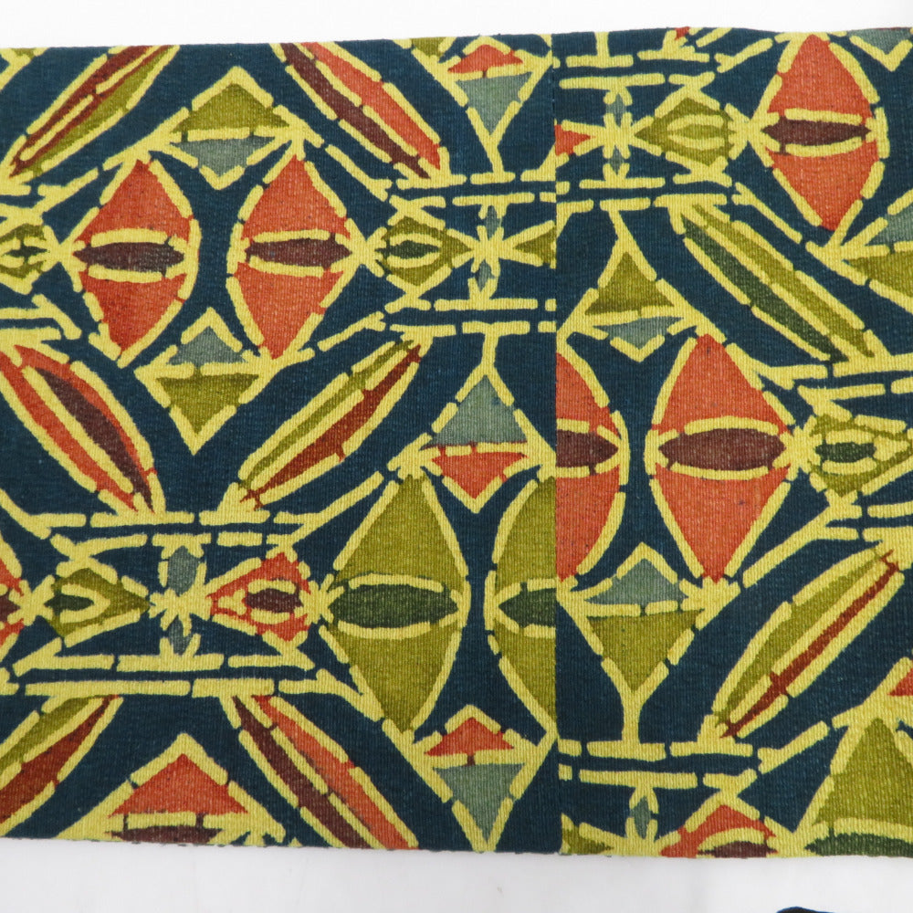 半幅帯 リバーシブル半巾帯 正絹 巾:約16×長さ:約415cm 絞り×小紋