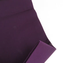 Load image into Gallery viewer, 名古屋帯 正絹 塩瀬帯  紫色ｘ白色ｘピンク色 六角に鹿文様 お太鼓柄 仕立て上がり 着物帯 長さ354cm