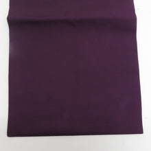 Load image into Gallery viewer, 名古屋帯 正絹 塩瀬帯  紫色ｘ白色ｘピンク色 六角に鹿文様 お太鼓柄 仕立て上がり 着物帯 長さ354cm