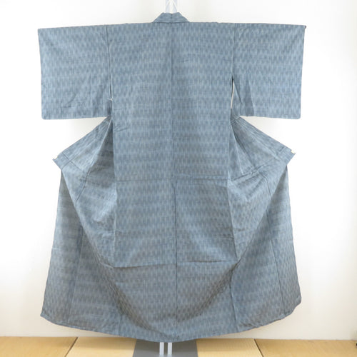 未使用　紬　単衣仕立て　着物 バチ衿仕立て　小柄な方向き 未使用 紬 単衣仕立て 着物 バチ衿仕立て 小柄な方向き