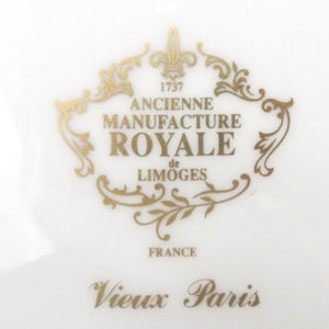 Limoges リモージュ 食器 ANCIENNE MANUFACTURE ROYALE de LIMOGES ロワイヤルリモージュ Vieux Paris カップ＆ソーサー ティーカップ