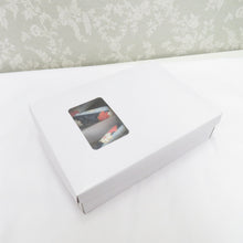 画像をギャラリービューアに読み込む, 下駄 浴衣用 桐下駄 24.5cm 桜柄鼻緒 紺×水色 茶色系台 レディース カジュアル 女性用履物 夏用
