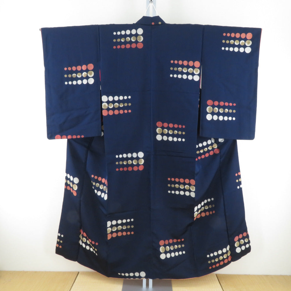 【極美品】銘仙調 御召 絣着物 しつけ糸付き 正絹 身丈158 裄64 銘仙・お召｜KIMONO・OFF キモノオフ【公式】きもの通販サイト