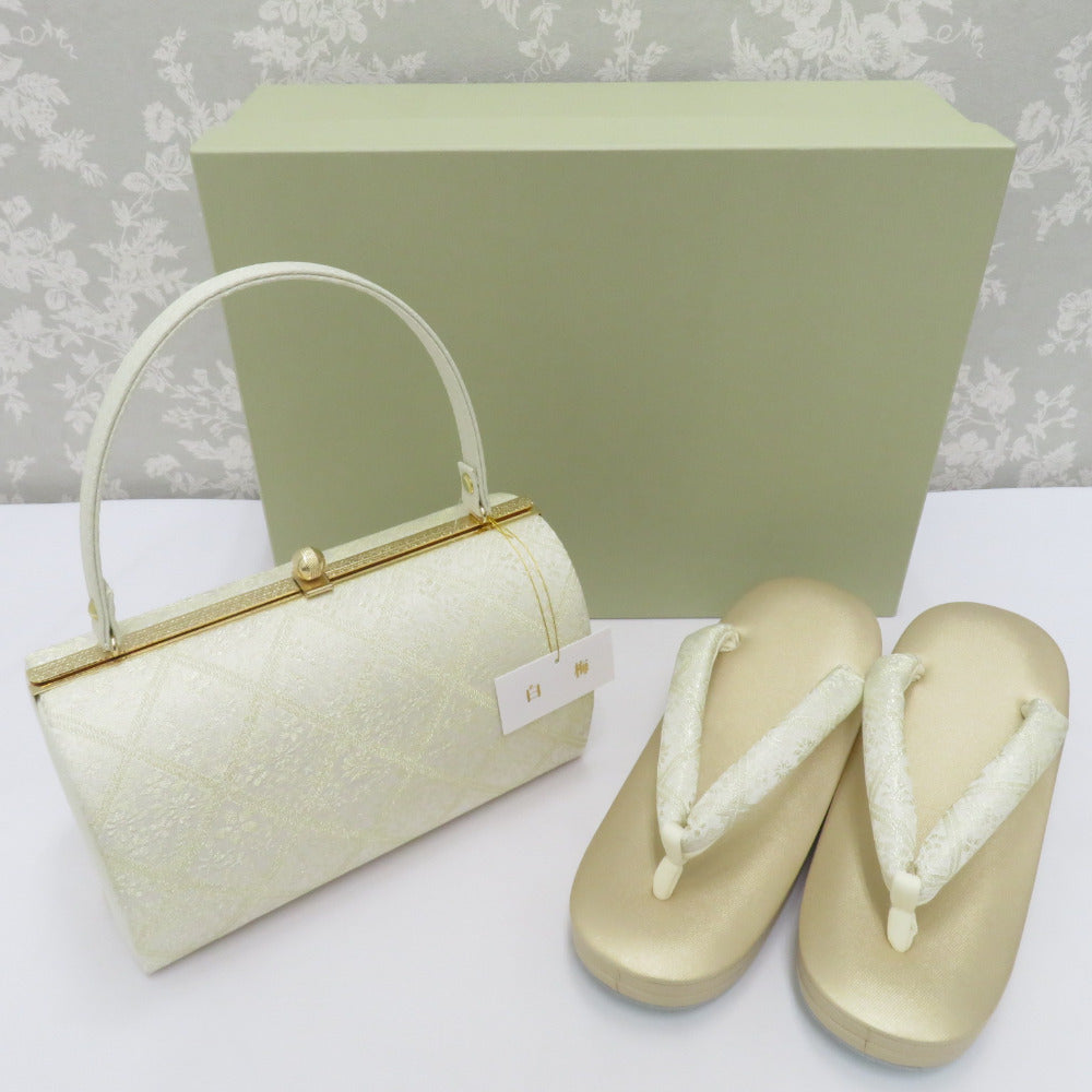 着物用　草履バックセット　新品未使用品 草履バッグセット ≪訪問着・振袖用≫ 和装小物 さんび 日本製