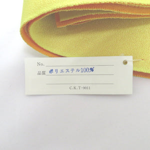 浴衣 女性ゆかた 浴衣帯 帯締め 3点セット ピンク×黄色 桜 花 綿 半巾帯 半幅帯 夏物 レディース 仕立て上がり 身丈163cm