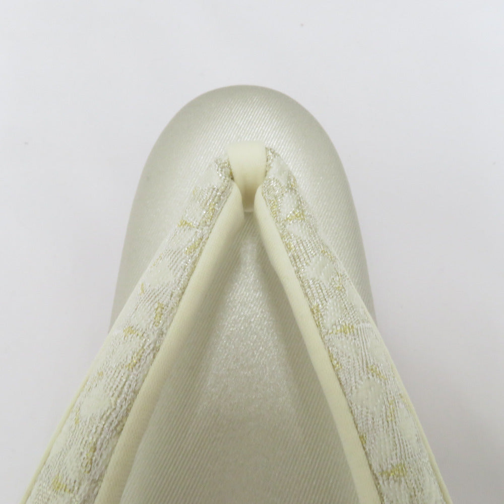 新品 高級 日本製 白梅 謹製 礼装用 草履 バッグ セット ゴールド金具 草履・バッグセット 白梅謹製 礼装用 Mサイズ フォーマル