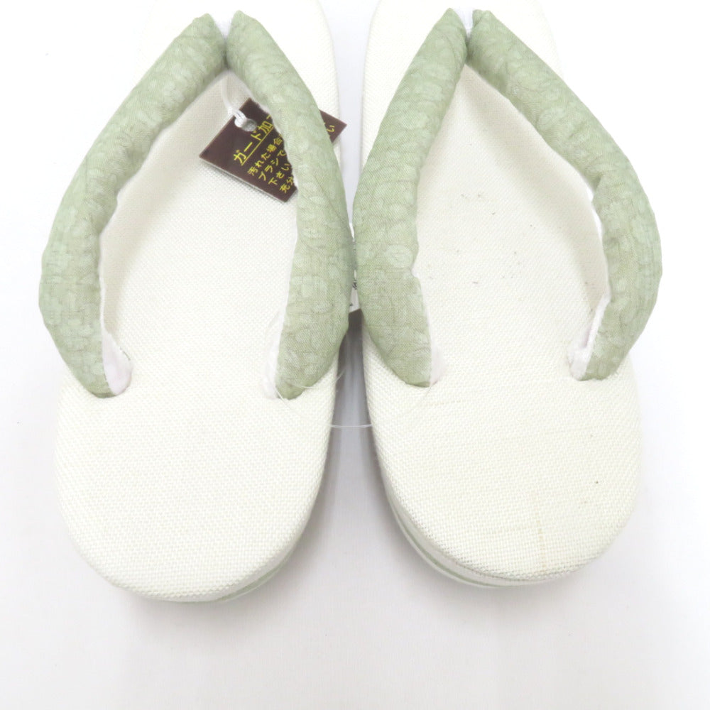 □婦人用 夏ぞうり□ お洒落用 亜麻草履 ガード加工済 三枚芯