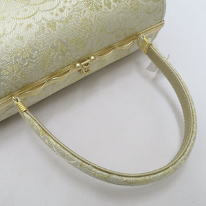 草履・バッグセット 草履バッグセット ゴールド系 華紋 雲取 露芝 24.5ｃｍ フリーサイズ 本皮底 日本製 フォーマル 留袖 訪問着 付下げ 色無地
