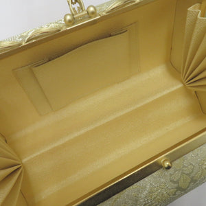 草履・バッグセット 草履バッグセット ゴールド系 華紋 雲取 露芝 24.5ｃｍ フリーサイズ 本皮底 日本製 フォーマル 留袖 訪問着 付下げ 色無地
