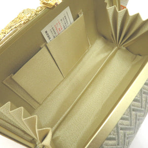 草履・バッグセット 草履バッグセット 礼装用 フォーマル シャンパンゴールド系 Mサイズ 和装バッグ 留袖 訪問着 結婚式