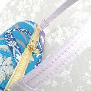 草履・バッグセット 白梅謹製 振袖用 草履 バッグ Mサイズ 適応サイズ23.0~24.0cm前後 水色 青ラメ 紫ラメ 金 華紋 フォーマル 成人式 卒業式