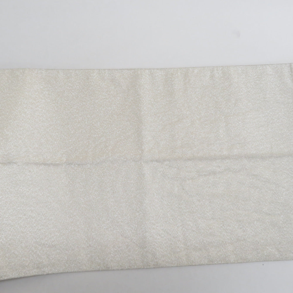 袋帯 正絹 綴れ織り 金糸銀糸 金色x薄紫色xサーモンピンク色