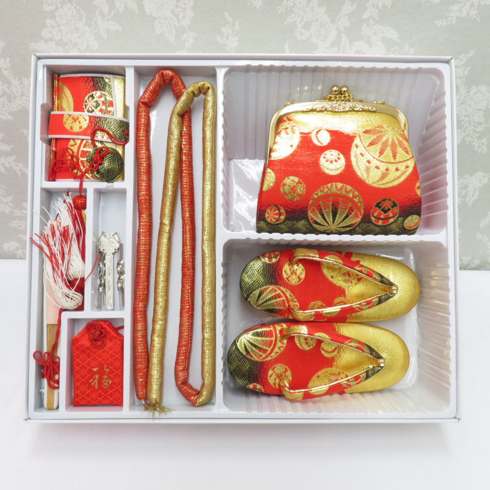 子供着物 希少 昔 アンティーク着物 四つ身 女児用 オレンジブラウン系