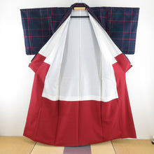 Load image into Gallery viewer, 紬 着物 ネイビー