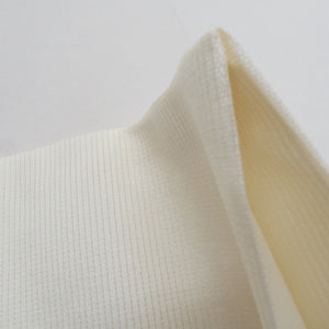 名古屋帯 夏用 正絹 ラメ糸入り 刺繍入り 銀糸 シルバー系 お太鼓柄 花文様 夏物 カジュアル 仕立て上がり 夏帯 長さ362cm