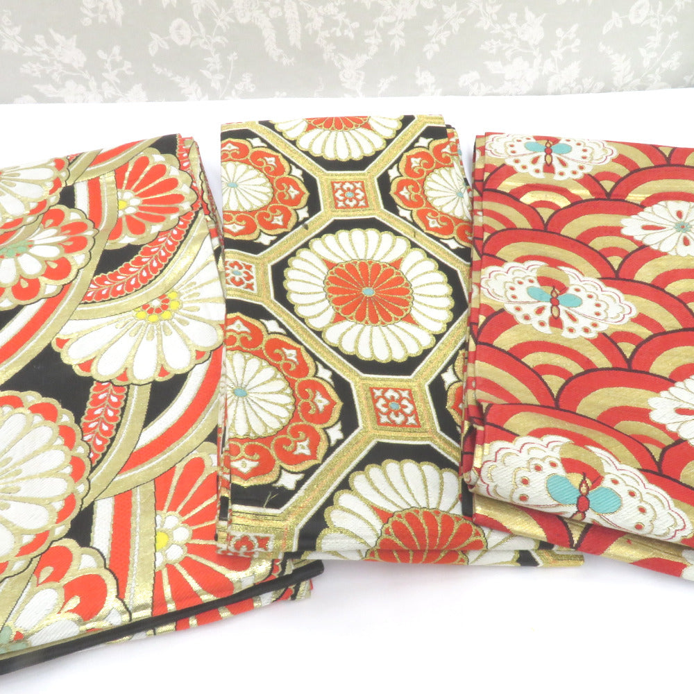 【TAMA屋】全て子供帯 七五三祝帯 丸帯仕立て まとめ売り25点TM2078 TAMA屋】全て子供帯 七五三祝帯 丸帯仕立て まとめ売り25点TM2078