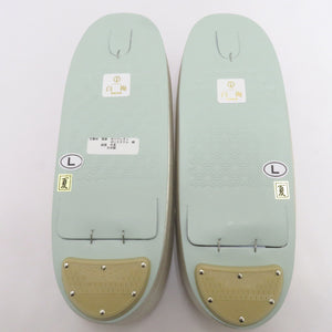 草履・バッグセット 白梅謹製 礼装用 Lサイズ フォーマル ホワイト×シャンパンゴールド×薄ピンク・シャンパンゴールド 24.5cm 日本製 牛皮底面