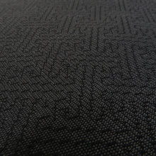 Load image into Gallery viewer, 袋帯 洒落袋帯 ブラウン系 墨黒色ｘ金色 源氏香に竹と桜の花びら文様 六通柄 正絹 仕立て上がり 着物帯 長さ444cm